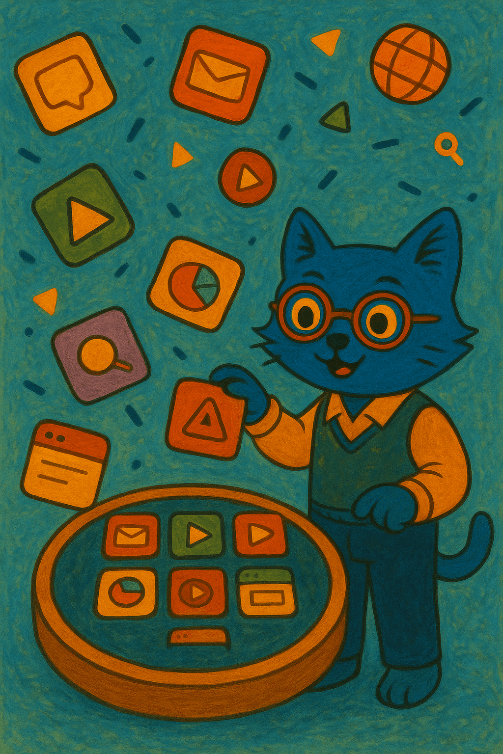 Biblioteca de aplicaciones organizada