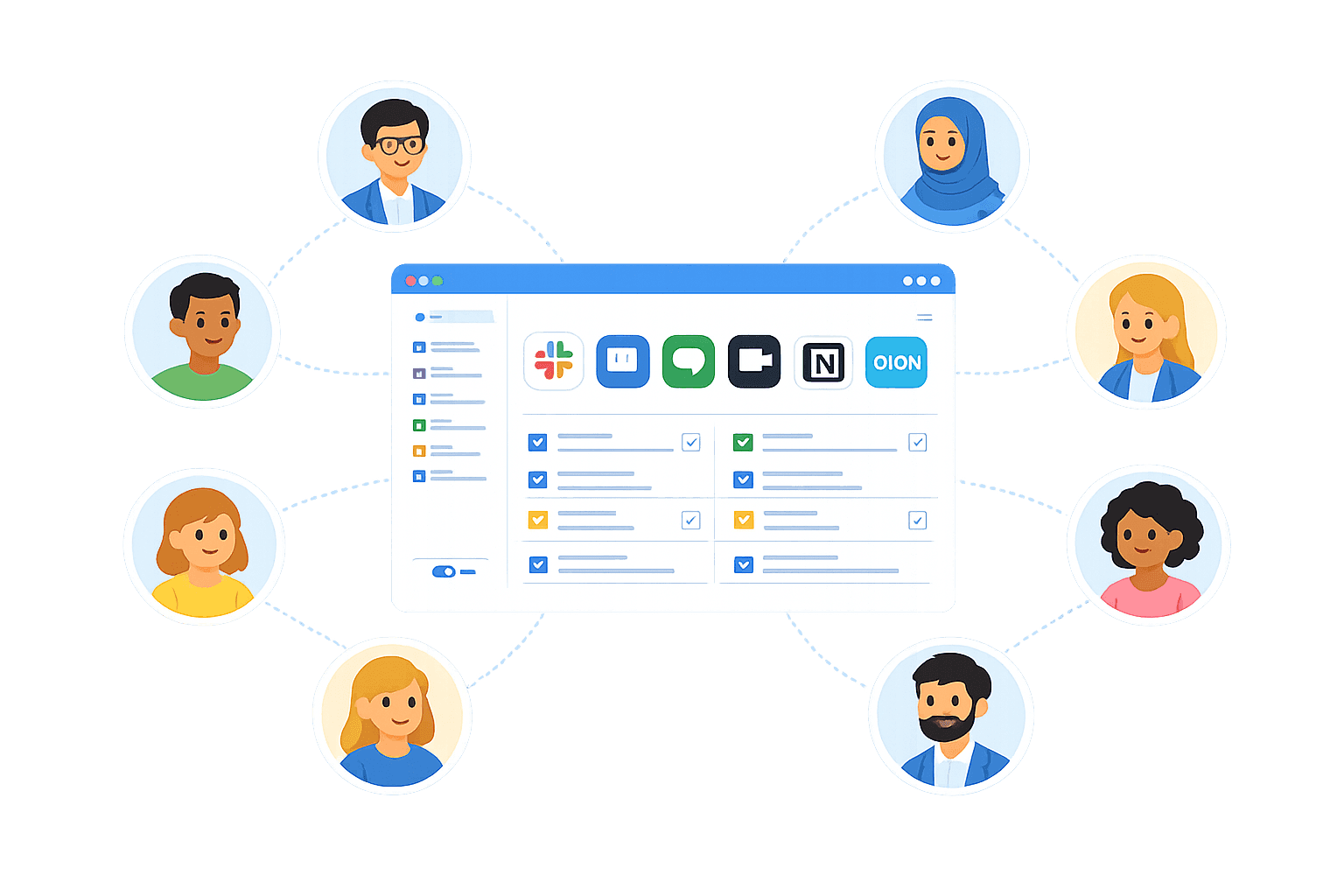 Crea espacios de trabajo centralizados para equipos y organizaciones
